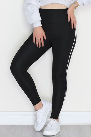 Dalgıç Biyeli Tayt Siyah - 52018.1005.