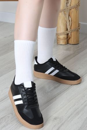 Spor Günlük Ayakkabı Siyahbeyaz - 31680.264.