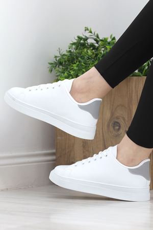 Kalın Tbn Günlük Ayakkabı Beyazgri - 8585.264.