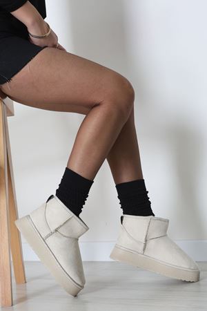 Yüksek Taban İçi Kürklü Bot Taş1 - 31467.264.