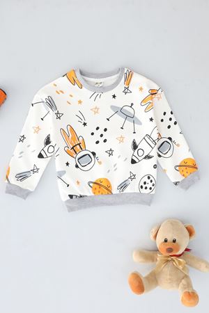 3-7 Yaş Çocuk Sweat Gri - 225531.1576.