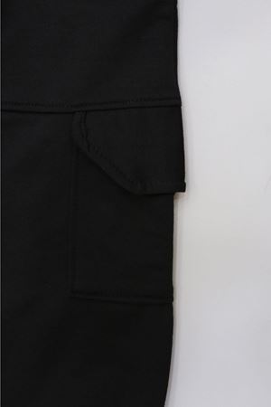 6-10 Yaş 2 İplik Kargo Eşofman Altı Siyah - 50945.2066.