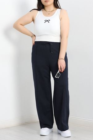 Çımalı Büyük Beden Eşofman Altı Lacivert - 50663.1005.