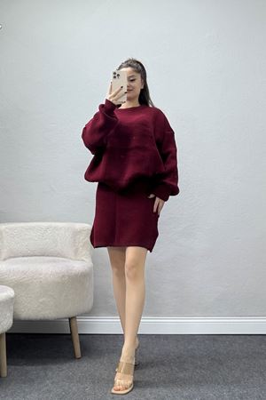 Triko Etekli Takım Bordo - 51108.1765.