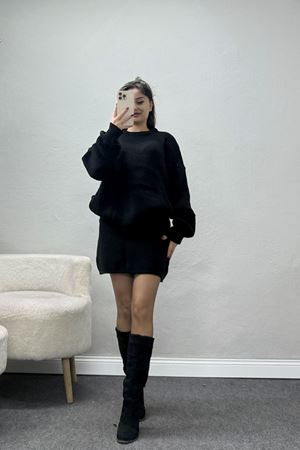 Triko Etekli Takım Siyah - 51108.1765.