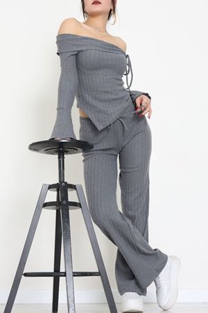 Madonna Yaka İnterlok Takım Füme - 42829.1567.