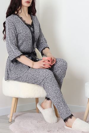 3'Lü Pijama Seti Leoparsiyah - 52170.2123.