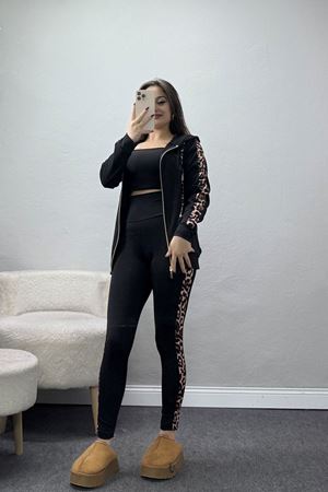 Şeritli Dalgıç Takım Siyah - 52013.1005.