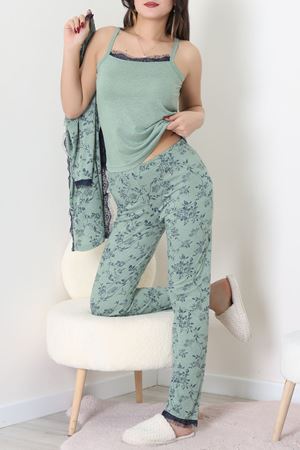 3'Lü Pijama Seti Yeşil - 52170.2123.