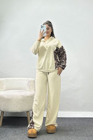 Garnili 2 İplik Eşofman Takımı Bejleopar - 50746.1005.