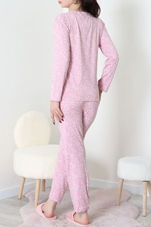 Sandy Alt Üst Aynı Pijama Takımı Pudrayıldız - 52166.1048.