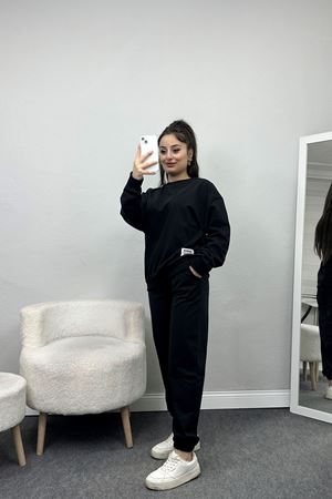 Armalı Eşofman Takımı Siyah - 20087.1857.