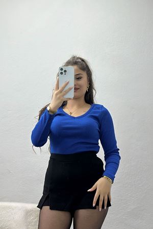 V Yaka Kaşkorse Body Saks - 70712.1748.