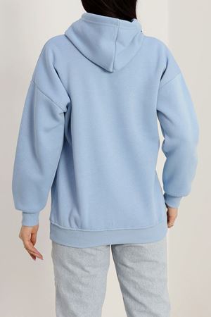 3 İplik Kapşonlu Nakışlı Sweat Bebemavipembe - 42231.1878.