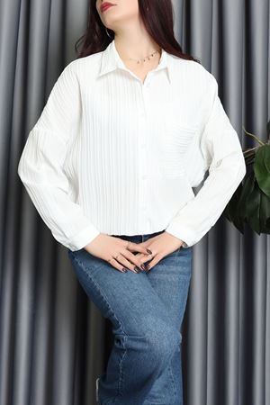 Siena Kumaş Gömlek Ekru - 2357.1602.