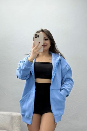 3 İplik Oversize Biyeli Sweat Bebemavi - 42503.1878.