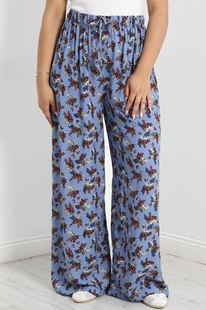 Battal Viskon Pantolon İndigo - 70337.701.