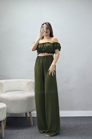 Bubble Crop İkili Takım Yeşil - 32240.1857.