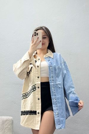 Aksesuar Detaylı Tensel Gömlek Taş - 2618.1367.