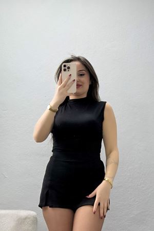 Kolsuz Yarım Balıkçı Body Siyah - 21757.200.
