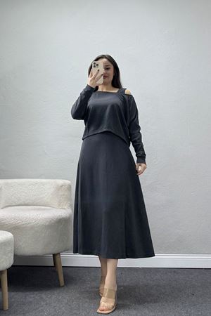 Modal Kumaş Bluzlu İkili Takım Anti - 4179.1247.