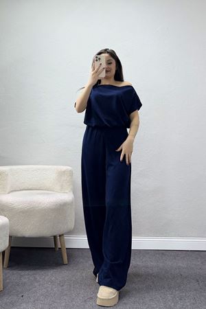 Kayık Yaka Modal Kumaş Kısa Kollu İkili Takım Laci - 55093.1567.