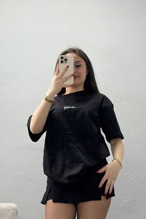 Baskılı Penye Tişört Siyahbaskılı - 41305.0034.