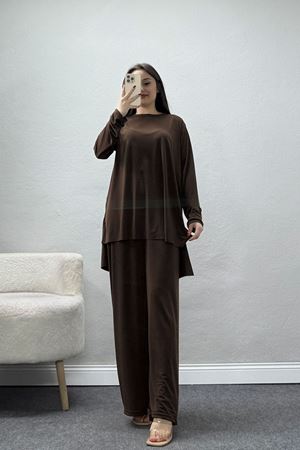 Sandy Salaş İkili Takım Kahve - 55148.2111.