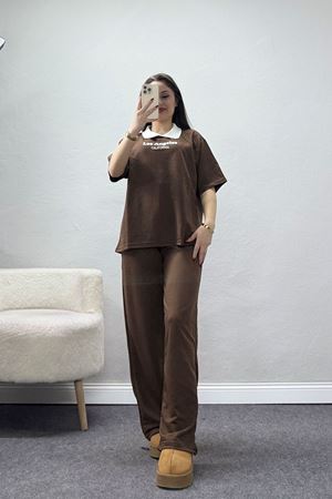 2 İplik Eşofman Takımı Kahve - 52279.1005.