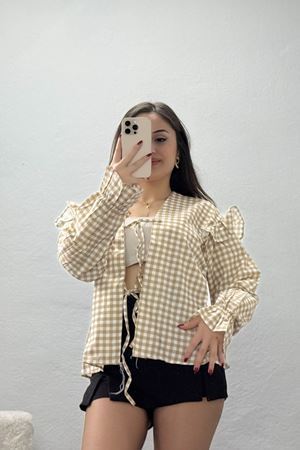 Poliviskon Pötikare Gömlek Bej - 32556.2111.