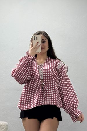 Poliviskon Pötikare Gömlek Bordo - 32556.2111.