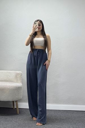 Bol Paça Modal Kumaş Pantolon Antrasit - 3108.1247.