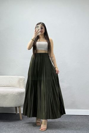 Pileli Etek Haki - 44029.2111.