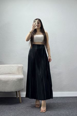 Pileli Etek Siyah - 44029.2111.