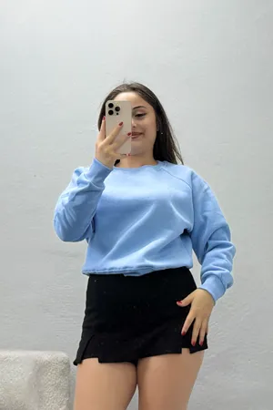 Kadın Bisiklet Yaka 3 İplik Sweat Bebemavi