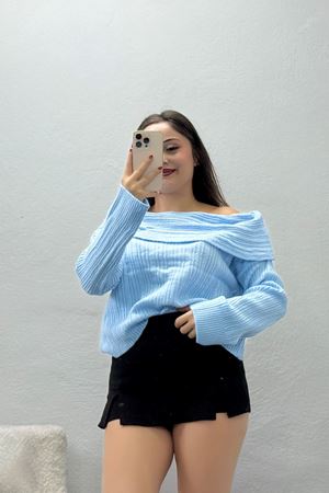 Kadın Madonna Yaka Kazak Bebemavi
