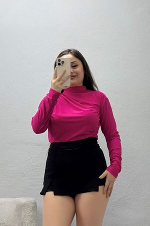 Kadın Sandy Uzun Kol Bluz Pembe