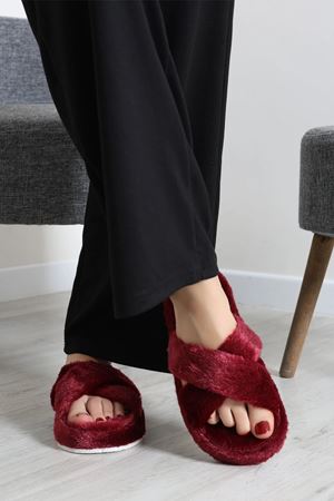 Kadın Yumoş Terlik Bordo