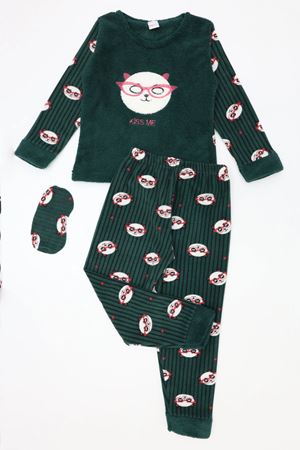 Welsoft Çocuk Pijama Takımı Zümrüt