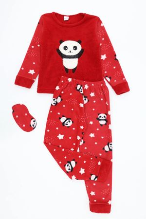 Welsoft Çocuk Pijama Takımı Kırmızı