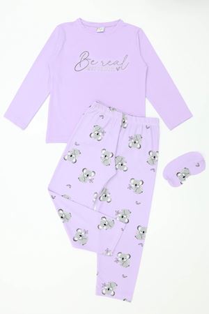 Milan Çocuk Pijama Takımı Lila