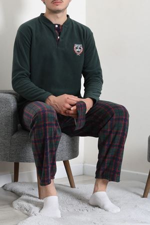 Polar Erkek Pijama Takımı Zümrüt