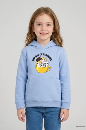 Kanguru Cepli Kapşonlu Çocuk Sweat Bebemavisi