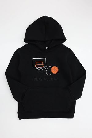 Kanguru Cepli Kapşonlu Çocuk Sweat Siyah Model TV-101906
