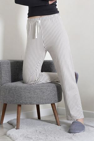 Kadın Sandy Soft Pijama Altı Griçizgili