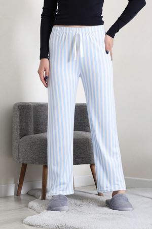Kadın Sandy Soft Pijama Altı Maviçizgili