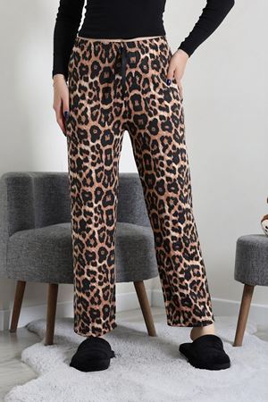 Kadın Sandy Soft Pijama Altı Leopar