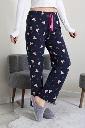 Kadın Sandy Soft Pijama Altı Lacivertayı