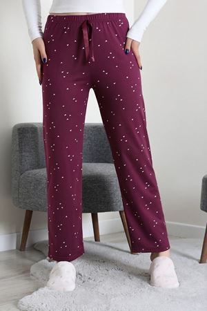 Kadın Sandy Soft Pijama Altı Mürdümkalpli