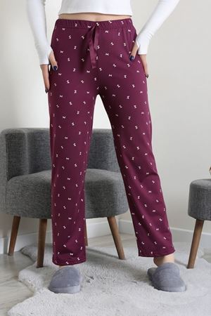 Kadın Sandy Soft Pijama Altı Mürdümfiyonk